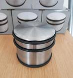 Nieuw!Hoge deurstoppers van RVS met rubberen voet & antislip, Ophalen of Verzenden, Nieuw, Binnen