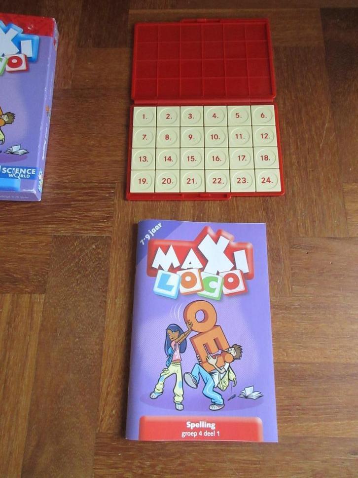 Loco Maxi : doos + boekje spelling  Groep 4, Kinderen en Baby's, Speelgoed | Educatief en Creatief, Gebruikt, Puzzelen, Taal en Lezen