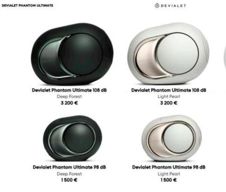 15% korting op devialet phantoms ultimate!, Audio, Tv en Foto, Luidsprekers, Zo goed als nieuw, Overige typen, 120 watt of meer