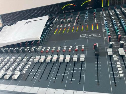 Soundcraft ghost 24ch met meterbrug izgs, Muziek en Instrumenten, Mengpanelen, Zo goed als nieuw, 20 kanalen of meer, Ophalen