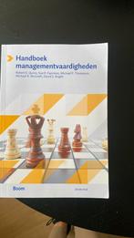 Handboek management vaardigheden, Boeken, Ophalen of Verzenden, Zo goed als nieuw