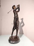 Ben Hogan, Golfer, beeld in brons, 53cm signatuur., Antiek en Kunst, Antiek | Koper en Brons, Ophalen of Verzenden, Brons