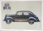 Poster, prent. Volvo. PV36 44x32 cm v. A.v/d Hoek Olyslagers, Ophalen of Verzenden, Zo goed als nieuw, Auto's