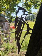 Zeer gedetailleerde cortenstaal specht, Tuin en Terras, Tuinstekers, Ophalen of Verzenden, Nieuw