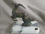 Art Deco beeld "Springende Gazelle", Antiek en Kunst, Ophalen of Verzenden