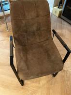 Industriële eetkamerstoelen 2x, Huis en Inrichting, Stoelen, Ophalen, Overige materialen, Twee, Bruin