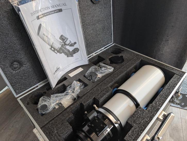 Sky-Watcher Esprit 80ED (80mm F/5) met Field Flattener, Audio, Tv en Foto, Optische apparatuur | Telescopen, Zo goed als nieuw