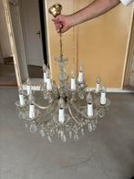 Klassieke Kroonluchter, Huis en Inrichting, Ophalen of Verzenden, Gebruikt, Glas