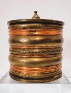 Koperen Indisch doosje., Ophalen of Verzenden