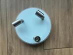 Plafondlamp met drie spots, Ophalen of Verzenden, Zo goed als nieuw, Glas