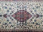 Handmade Persian wol Kashmir tapijt loper red India 93x358cm, Gebruikt, ., 200 cm of meer, Crème