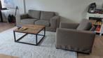 Nette bank in taupe, Huis en Inrichting, Ophalen, Gebruikt