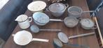 Partijtje emaille items, Antiek en Kunst, Ophalen of Verzenden