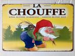 La Chouffe Reclamebord 30 bij 20, Ophalen of Verzenden, Nieuw, Reclamebord, Plaat of Schild, Overige merken