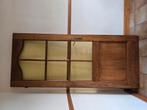 Houten/glas deur, Doe-het-zelf en Verbouw, Ophalen, Gebruikt, 80 tot 100 cm, Binnendeur