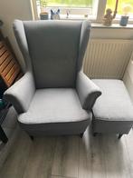 Ikea fauteuil met voetbank, Ophalen, Zo goed als nieuw