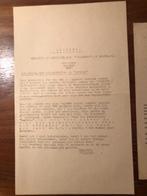 1945 Bevrijding. 's Graveland. 2 prospectussen van het, Boeken, Verzenden, Tweede Wereldoorlog, Gelezen, Overige onderwerpen