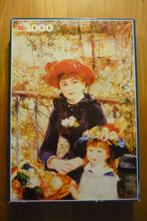 Jumbo A.Renoir (1841-1919) '' OP HET TERRAS '' 1000 st., Gebruikt, Ophalen of Verzenden, 500 t/m 1500 stukjes, Legpuzzel