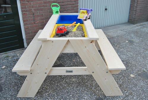 Zand- en watertafel in picknicktafel kinder & volwassenen, Kinderen en Baby's, Speelgoed | Buiten | Zandbakken, Nieuw, Ophalen of Verzenden