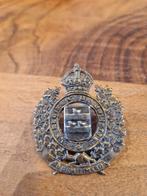Wo2 baret embleem le regiment joliette, Verzamelen, Ophalen of Verzenden, Landmacht, Nederland, Embleem of Badge