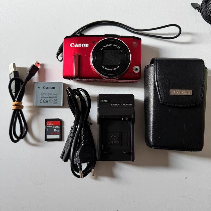 Digitale compactcamera's - digicam verschillende merken, Audio, Tv en Foto, Fotocamera's Digitaal, Gebruikt, Compact, Canon, 8 keer of meer