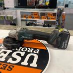 Makita DGA504 Haakse Slijper + 18v 5.0Ah Accu, Doe-het-zelf en Verbouw, Gereedschap | Slijpmachines, Makita, Zo goed als nieuw
