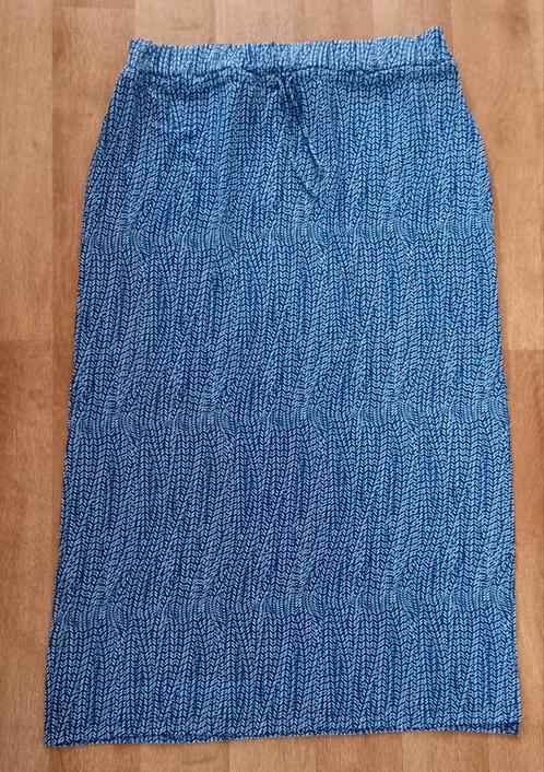 Lange rok blauw met print maat L/XL Nieuw MS mode, Kleding | Dames, Rokken, Nieuw, Maat 42/44 (L), Blauw, Onder de knie, Ophalen of Verzenden