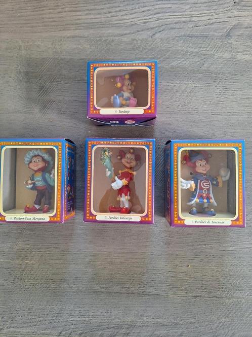 4 Efteling Poppetjes, Pardoes in varianten en Pardotje, Verzamelen, Poppetjes en Figuurtjes, Nieuw, Ophalen of Verzenden