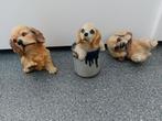 3 cocker spaniel Beeldjes, Ophalen, Gebruikt, Beeldje of Figuurtje