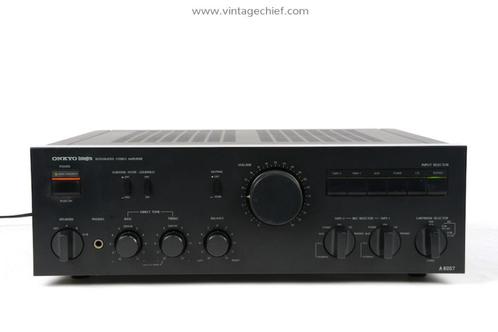 ONKYO A 8057 STEREO VERSTERKER, Audio, Tv en Foto, Versterkers en Receivers, Zo goed als nieuw, Stereo, 60 tot 120 watt, Onkyo