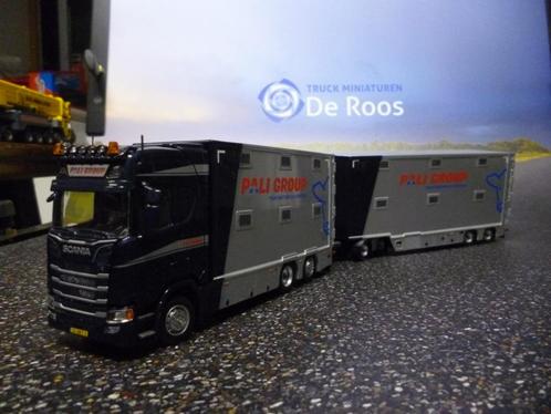 Tekno Scania s 500 Pali Group vee combi met certificaat, Hobby en Vrije tijd, Modelauto's | 1:50, Nieuw, Bus of Vrachtwagen, Tekno