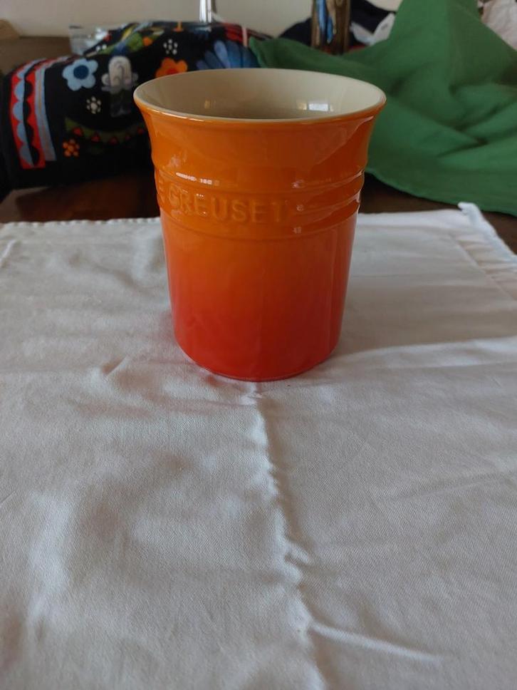 Le Creuset spatelpot oranjerood/flame, Huis en Inrichting, Keuken | Keukenbenodigdheden, Nieuw, Ophalen of Verzenden