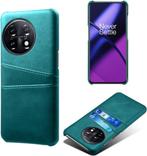 Backcover + Screenprotector voor OnePlus 11 _ Groen, Verzenden, Nieuw, Hoesje of Tasje