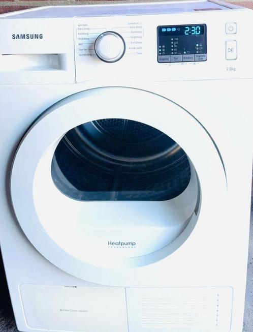 Prachtige, Samsung Warmtepompdroger 7KG A+++ in top staat, Witgoed en Apparatuur, Wasdrogers, Zo goed als nieuw, Condens, Voorlader
