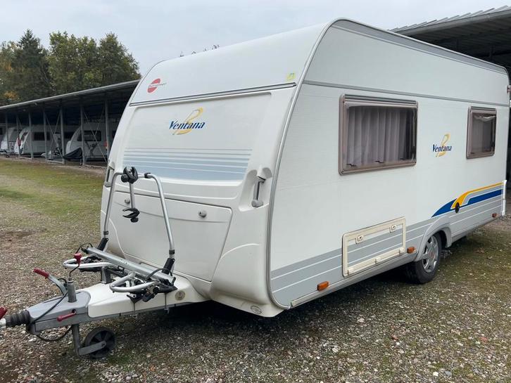 Bürstner Ventana 430 TS - 2005 - Mover & Fietsendragers!, Caravans en Kamperen, Caravans, Particulier, tot en met 4, 1000 - 1250 kg