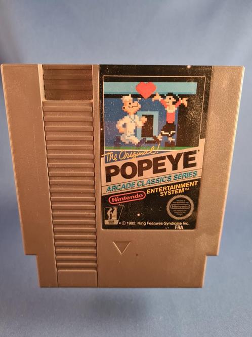 NES - Popeye, Spelcomputers en Games, Spelcomputers | Nintendo NES, Gebruikt, Verzenden