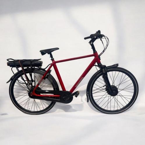 Stella Vicenza Herenfiets Rood | 2989 km, Fietsen en Brommers, Fietsen | Heren | Herenfietsen, Zo goed als nieuw, Overige merken