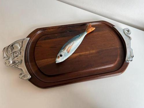 Vintage Tropic Art Hout Borrelplank Snijplank Varken, Huis en Inrichting, Keuken | Keukenbenodigdheden, Zo goed als nieuw, Ophalen of Verzenden
