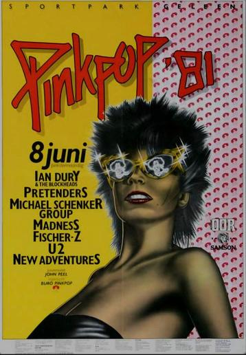 Gezocht: Pinkpop 1981 poster beschikbaar voor biedingen