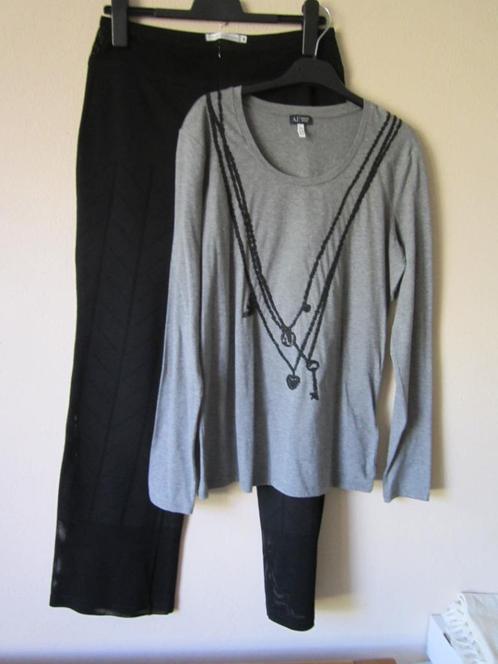 Armani + NICOWA + Girbaud pakketje voor maat 40/42, Kleding | Dames, Blouses en Tunieken, Zo goed als nieuw, Maat 38/40 (M), Zwart