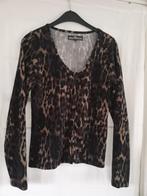 VEST TIJGERPRINT, Bruin, Ophalen of Verzenden, Zo goed als nieuw, Maat 42/44 (L)