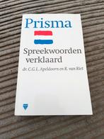 Prisma Spreekwoorden verklaard, Prisma of Spectrum, Nederlands, Dr. C.G.L. Apeldoorn en R. van Riet, Ophalen of Verzenden