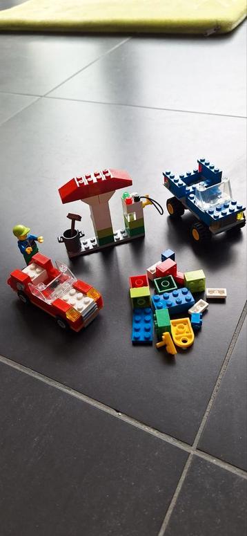 Lego 5898: Tankstation met auto's beschikbaar voor biedingen