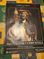 Poster Europalia 85 Espana: Santiago de Compostella, Deurposter of groter, Ophalen of Verzenden, Reclame, Rechthoekig Staand