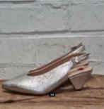 JHAY - Zilveren leren pumps maat 36 - Nieuw €105