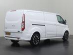 Ford Transit Custom 2.0TDCI 185PK Automaat Sport Lang | Navi, Auto's, Bestelauto's, 15 km/l, 4 cilinders, 1850 kg, Leder en Stof