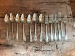 Lepels en vorken  alpacca Sola, Ophalen of Verzenden, Gebruikt, Los bestek