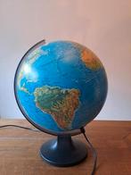 Wereldbol globe met verlichting, 35 cm, Huis en Inrichting, Woonaccessoires | Wereldbollen, Ophalen of Verzenden, Verlicht, Zo goed als nieuw