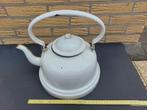 Witte emaille waterketel, Ophalen of Verzenden