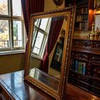 vintage 'gouden' spiegel / wandspiegel, Ophalen, Rechthoekig